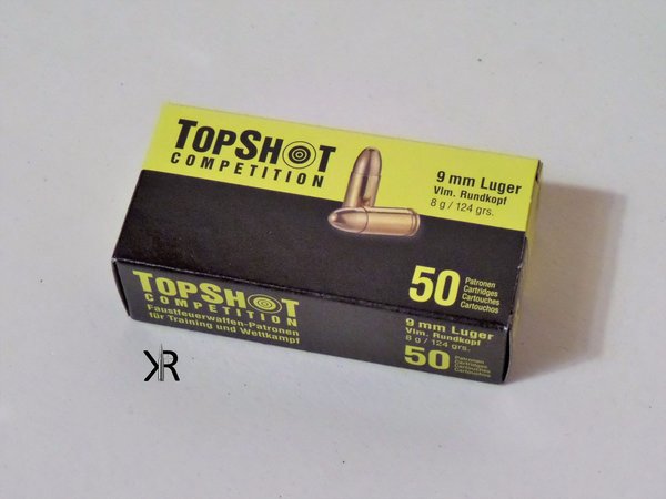 TOPSHOT Comp. 9mm Luger FMJ 124grs. 50St